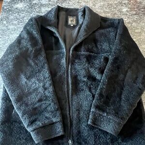 Black Baby Alpaca Jacket